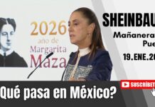 19.ENE.2026 | Mañanera del Pueblo – Conferencia Matutina de Claudia Sheinbaum