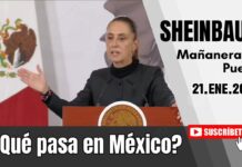 21.ENE.2026 | Mañanera del Pueblo – Conferencia Matutina de Claudia Sheinbaum
