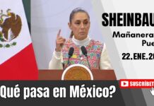 22.ENE.2026 | Mañanera del Pueblo – Conferencia Matutina de Claudia Sheinbaum