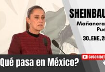 30.ENE.2026 | Mañanera del Pueblo – Conferencia Matutina de Claudia Sheinbaum