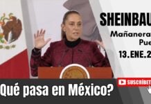 13.ENE.2026 | Mañanera del Pueblo – Conferencia Matutina de Claudia Sheinbaum