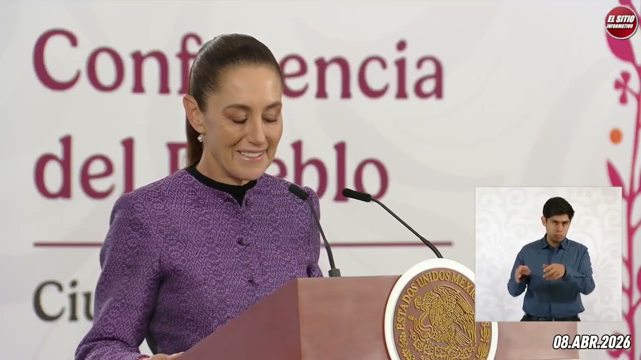 08.ABR.2026 | Mañanera del Pueblo - Conferencia Matutina de Claudia Sheinbaum