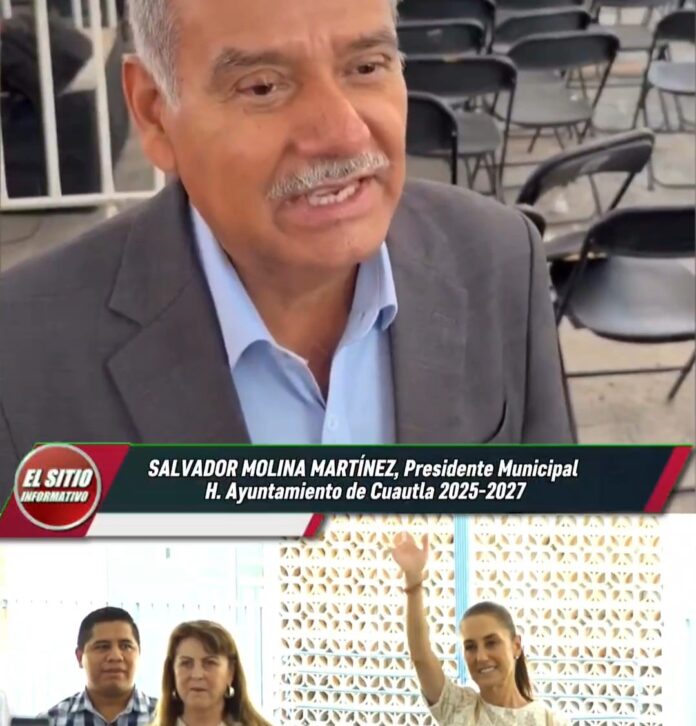 Reafirma Salvador Molina Coordinación con el Gobierno de México Para Impulsar Seguridad, Desarrollo e Inversión en Cuautla