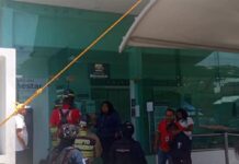 Incendio en Banco del Bienestar es descartado tras revisión preventiva y evacuación oportuna