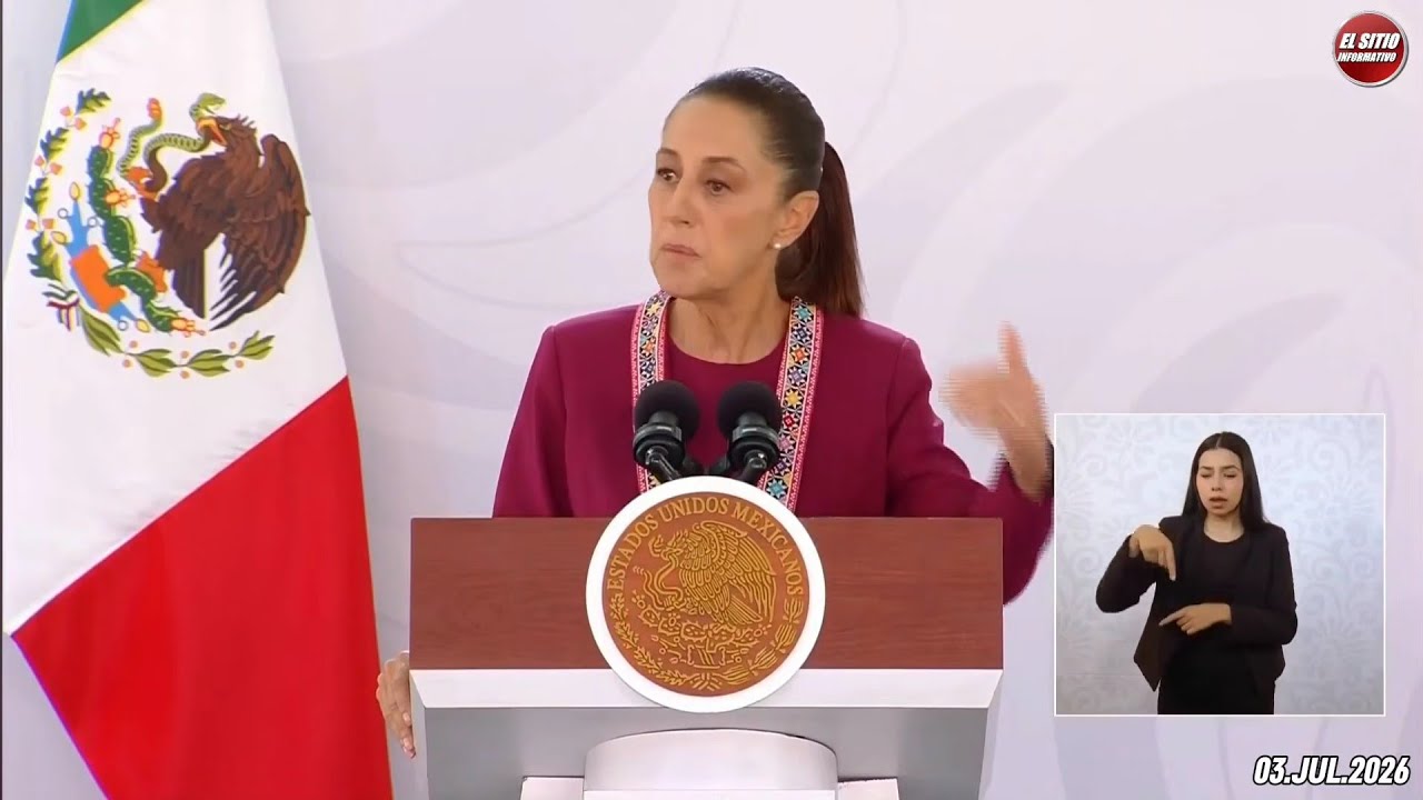 03.JUL.2026 | Mañanera del Pueblo - Conferencia Matutina de Claudia Sheinbaum