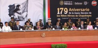 Claudia Sheinbaum encabeza la ceremonia por el 179 aniversario de la gesta heroica de los Niños Héroes
