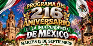 El gobierno municipal de Ayala invita al tradicional Grito de Independencia este 15 de septiembre