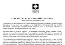 Patronato de la Casa de la Cultura de Cuautla lamenta asesinato de joven y exige justicia