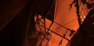 Reportan fuerte incendio en el Mercado Adolfo López Mateos de Cuernavaca