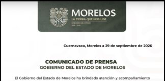 Atiende y acompaña Gobierno de Morelos a familia de víctima en Tepalcingo y solicita colaboración para localizar a probable responsable