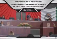 Inicia Congreso de Morelos el Primer Periodo de Sesiones del Tercer Año de la Lvi Legislatura