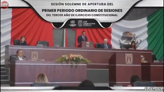 Inicia Congreso de Morelos el Primer Periodo de Sesiones del Tercer Año de la Lvi Legislatura