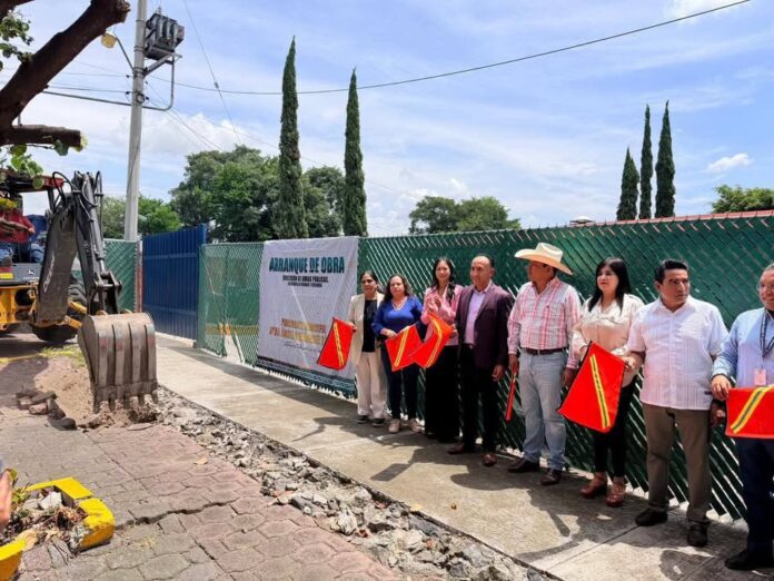 Arranque de Obra Construcción de Barda Perimetral en el Cobaem Plantel 11