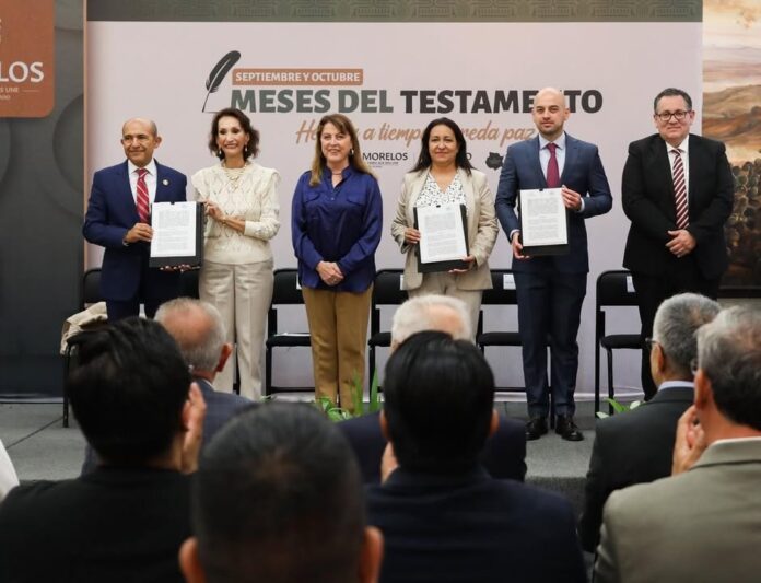 Facilita Gobierno de Morelos Trámite de Testamento para Dar Certeza al Patrimonio Familiar