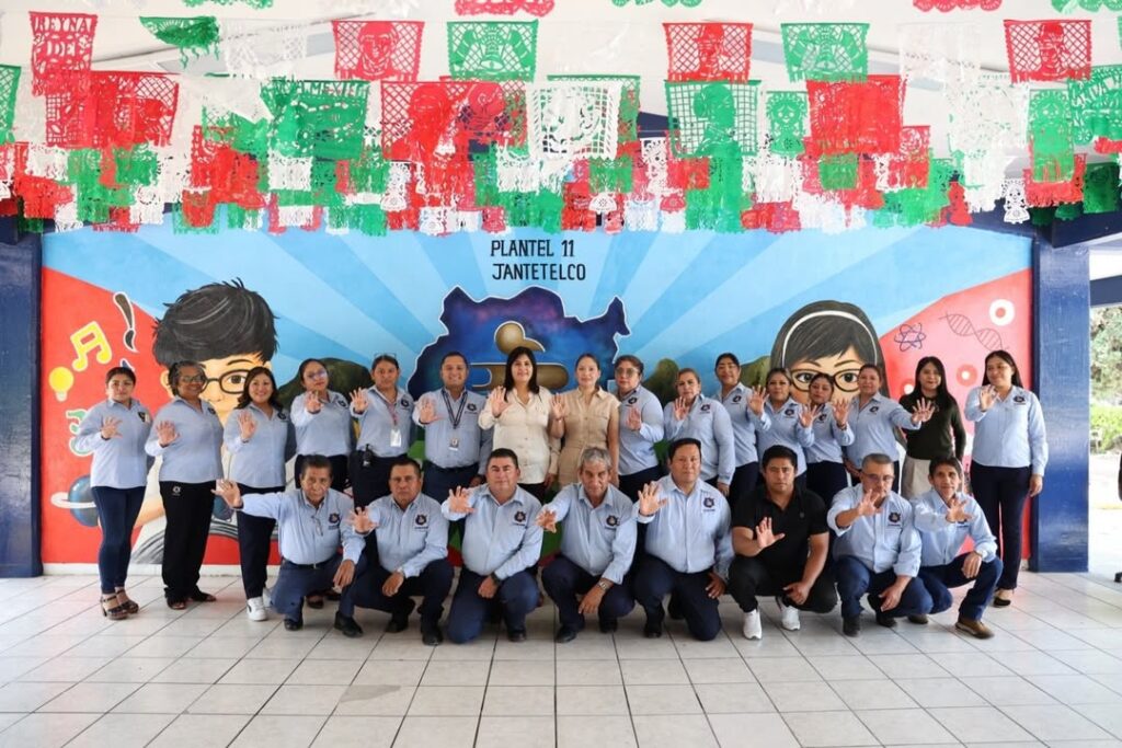 Arrancan Cobaem y Ayuntamiento de Jantetelco Construcción de Barda Frontal en Plantel 11