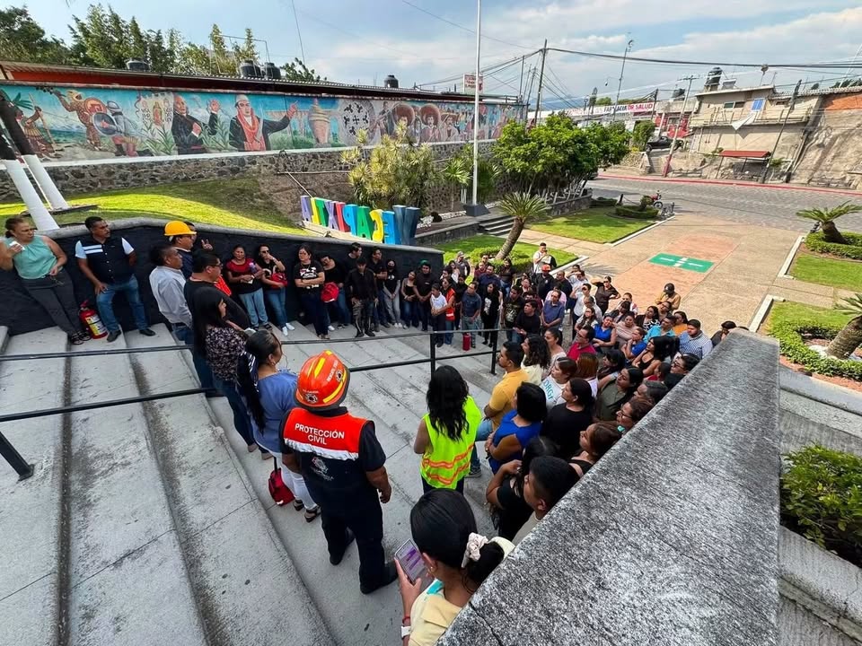 Participa Yecapixtla en Simulacro Nacional 2026