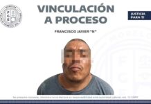 Vinculan a Proceso a Francisco Javier “N” Acusado del Feminicidio de Claudia Tacoronte