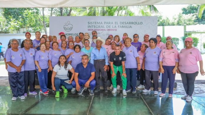 Participan Grupos de Activación Física de Yecapixtla en Macro Actividad en Cuautla
