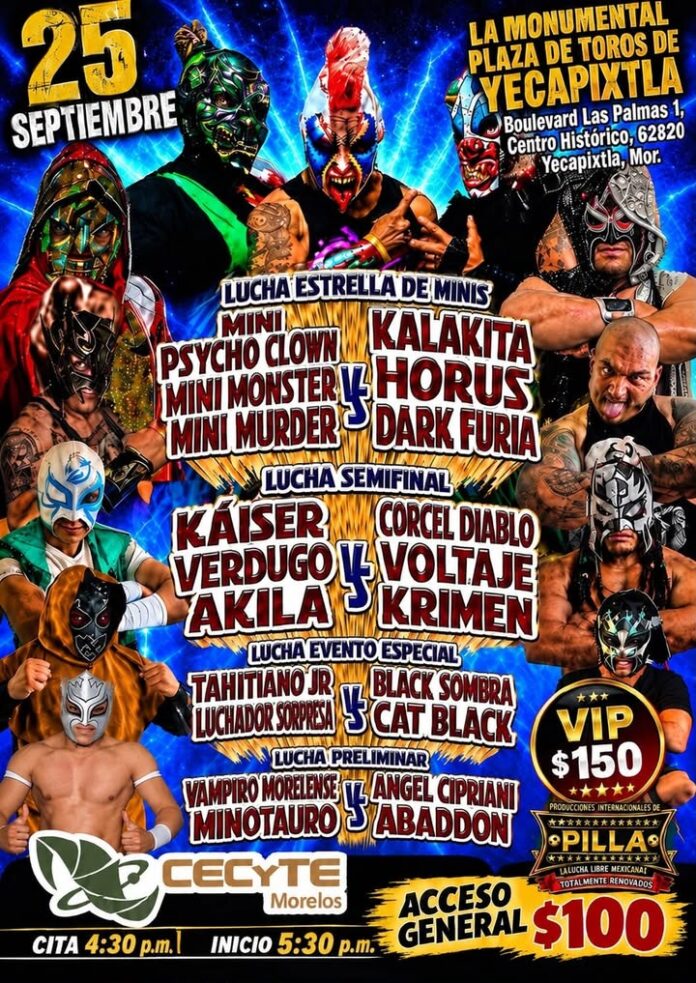 Lucha Libre con Causa: Cecyte Yecapixtla Organiza Función Benéfica