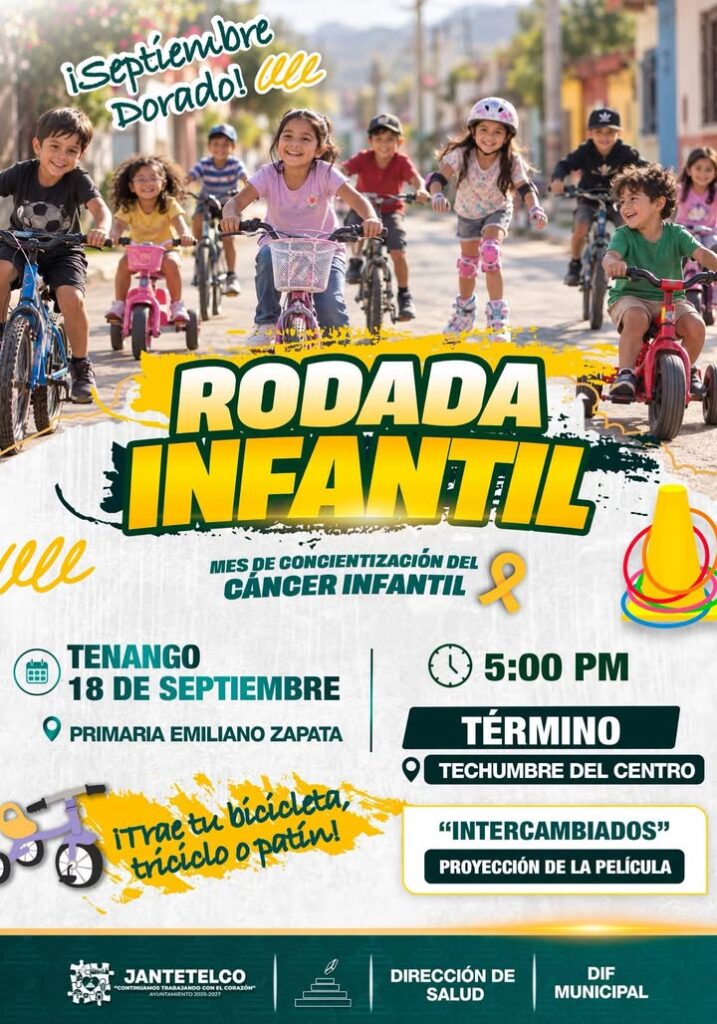 Participa en la Rodada Infantil en Tenango
