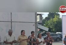 Nayeli Mares Cumple y Entrega Obra de Pavimentación en la Calle Vicente Guerrero, de la Rafael Merino