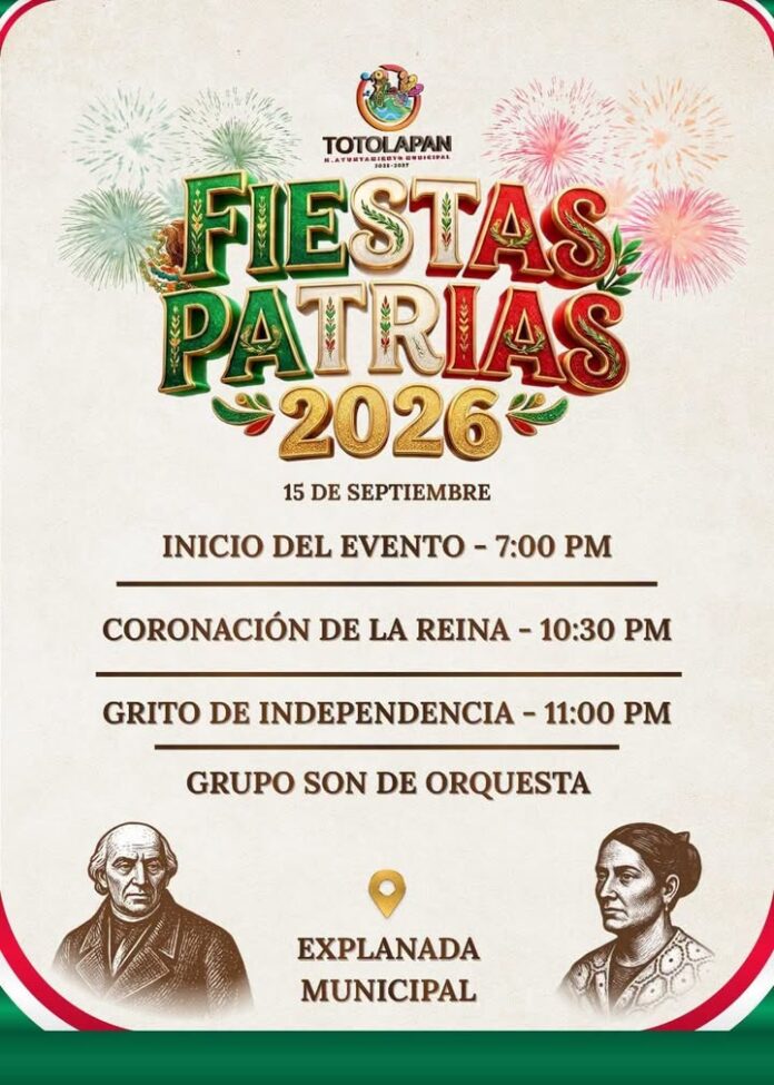 ¡Vivamos Juntos Nuestras Fiestas Patrias!