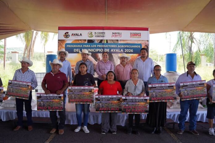 Ayala Fortalece al Campo con Entrega de Apoyos a Productores Agropecuarios