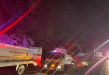 Concluye Cepcm Atención de Incendio en Bodega de Desperdicios Industriales en Xochitepec