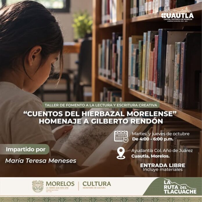 Cuautla Impulsa la Lectura y la Escritura Creativa con el Taller “Cuentos del Hierbazal Morelense”