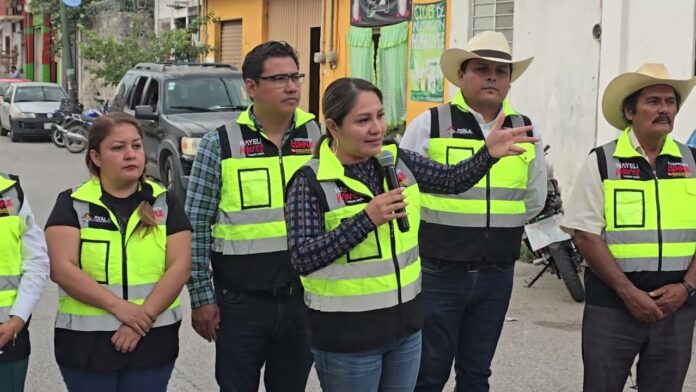 Nayeli Mares Arranca Rehabilitación de la Calle Emiliano Zapata en Anenecuilco