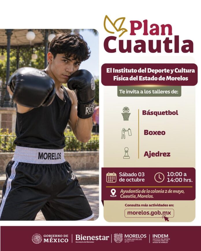 Fortalece Morelos activación física y prevención social en Cuautla
