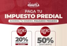 Invita Gobierno de Cuautla a aprovechar descuentos en el pago del impuesto predial