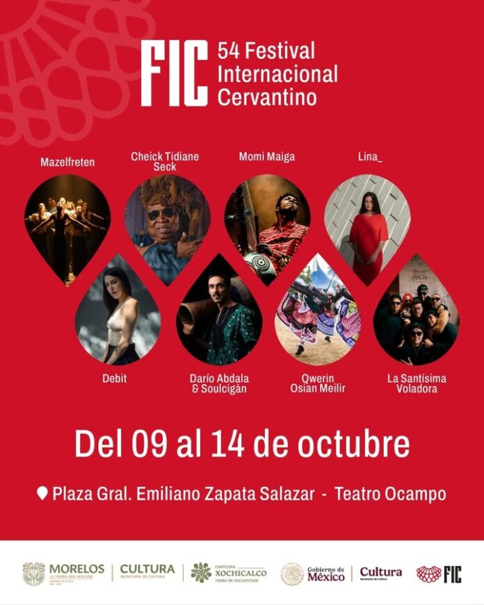 Llega a Morelos el Festival Internacional Cervantino 2026 con Música y Danza del Mundo