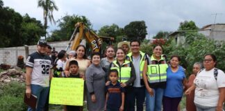 Nayeli Mares Cumple con la Construcción de Calle y Colector Sanitario en Comunidades de Ayala