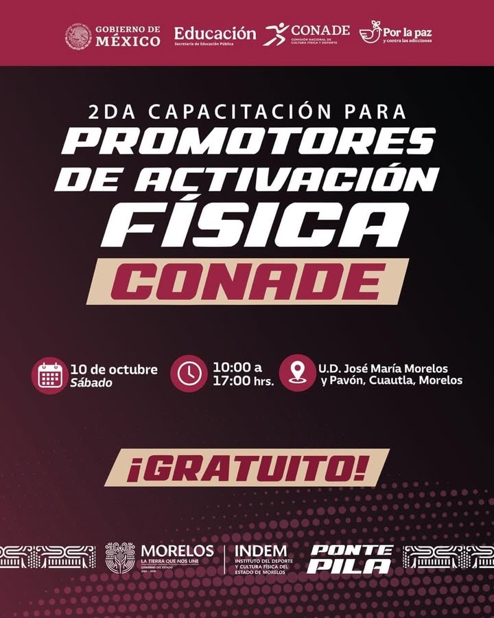 Fortalece Morelos Activación Física y Prevención Social en Cuautla
