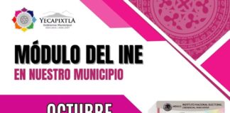 Módulo Itinerante del INE, en Yecapixtla