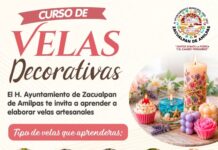 Inscríbete al Taller de Elaboración de Velas en Zacualpan de Amilpas