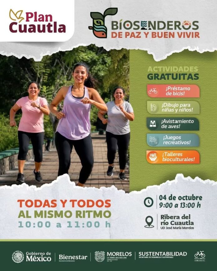 Invitan a la Ciudadanía a Disfrutar de la Jornada “Biosenderos de Paz y Buen Vivir”