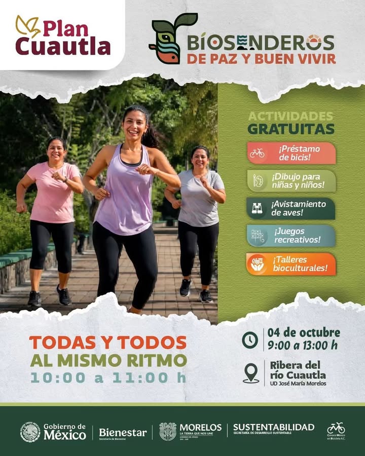 Invitan a la Ciudadanía a Disfrutar de la Jornada “Biosenderos de Paz y Buen Vivir”