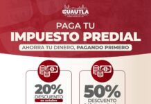 Invita Gobierno de Cuautla a Aprovechar Descuentos en el Pago del Impuesto Predial