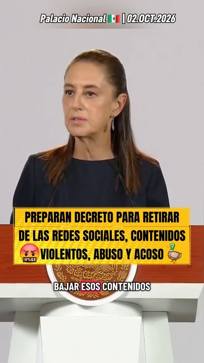Prepara Decreto para Retirar de Redes Sociales, Contenidos Violentos, Abuso y Acoso