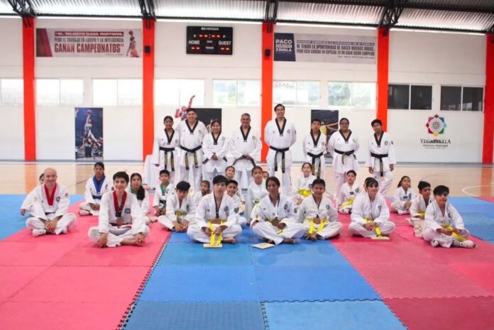Realizan Examen de Kups de Taekwondo en Yecapixtla
