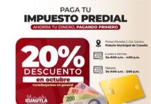 Invita Ayuntamiento de Cuautla a Aprovechar el 20% de Descuento en el Pago del Impuesto Predial Durante Octubre