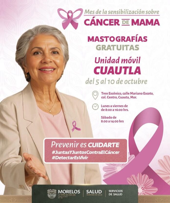 Zacualpan de Amilpas de Suma a la Campaña de Mastografías