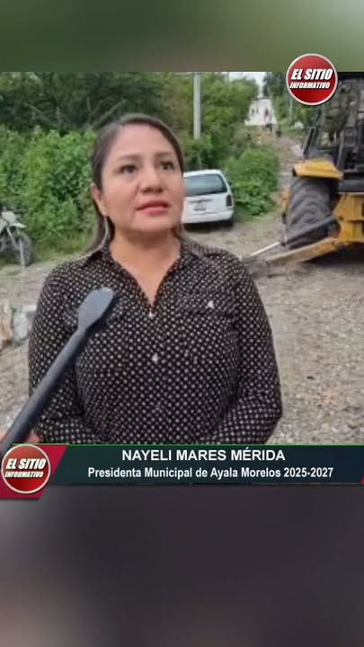 Nayeli Mares Cumple con la Construcción de Calle y Colector Sanitario en Comunidades de Ayala