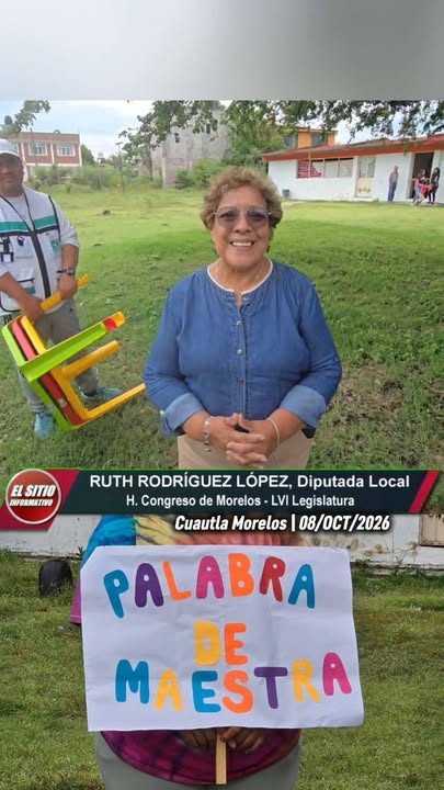 Ruth Rodríguez López Lleva Apoyos al Conafe de Cuautla