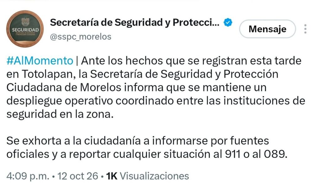 Sspc - Comunicado Operativo