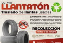 Realiza Ayuntamiento de Cuautla el Octavo Llantatón para Prevenir el Dengue y Proteger la Salud de las Familias