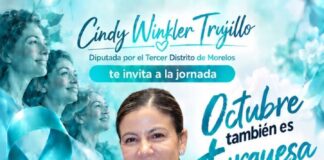 ¡Cuautla, Octubre También Es Turquesa! Cuidemos Juntas Nuestra Salud.