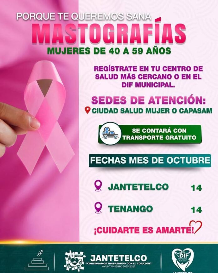 Ángel Domínguez Te Invita a Mujeres a Realizarse el Estudio de la Mastografía